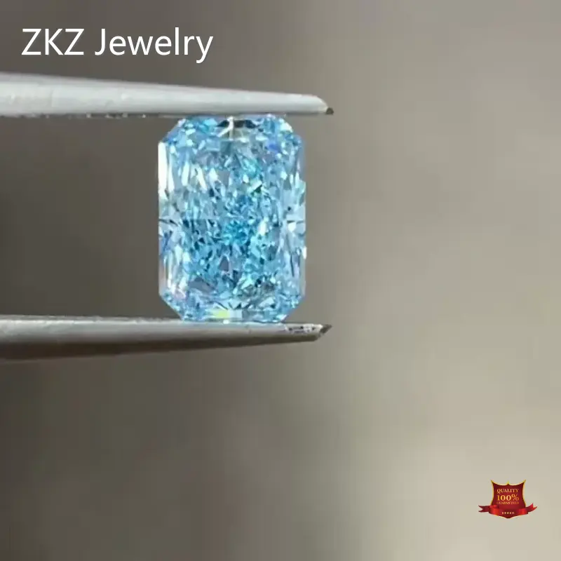 ZKZ Jewelry Synthetic Blue Diamond Synthetic Blue Diamond Factory-1 1