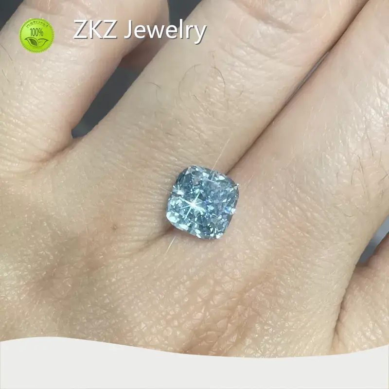 ZKZ Jewelry Lab Created Blue Diamonds for Sale Manufacturers 1