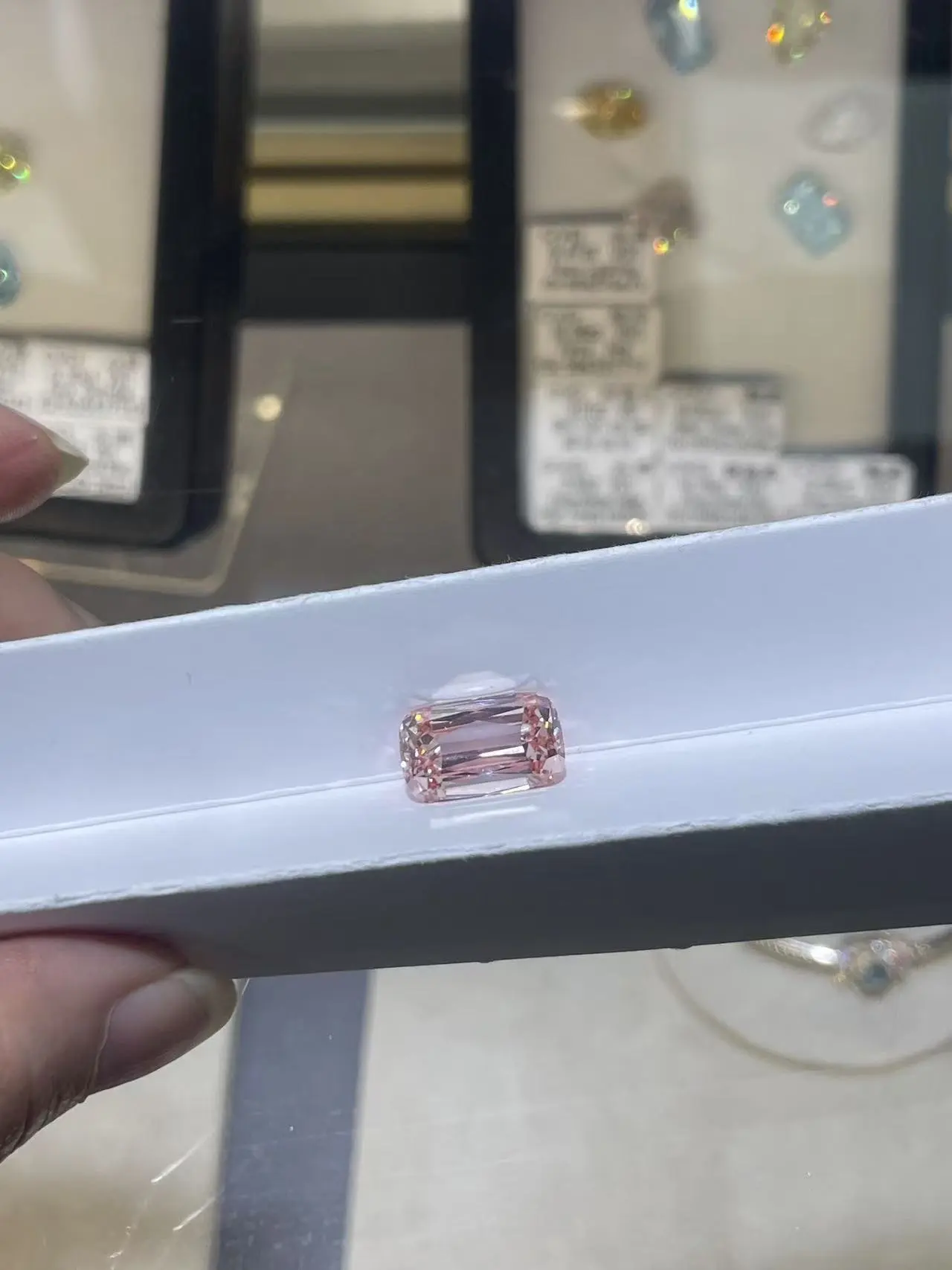 Lab Grown Diamongd  Exclusive Baby Pink Ashoka -Cut VS1 Clarity Diamond 7.21CT IGI :761518043 1