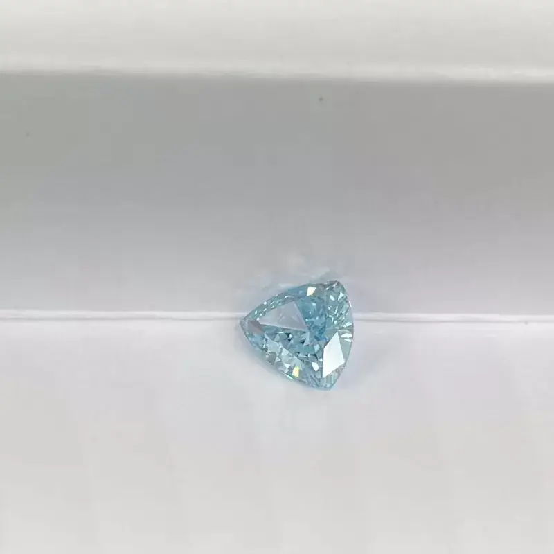 Lab Made Blue Diamonds Blue Lab Diamond Wholesale - ZKZ Jewelry 3