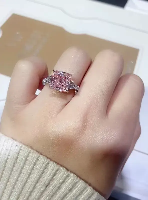 Cvd Diamond Rings for Sale Custom Lab Diamond Ring Wholesale - ZKZ Jewelry 2