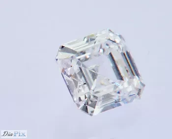 ألماس أبيض مقطوع بتقنية CVD Asscher، مزروع في المختبر، وزنه 3.2 قيراط - 4.02 قيراط، مطابق للمجوهرات، حاصل على شهادة IGI، بدرجة E VS1/VVS2 1