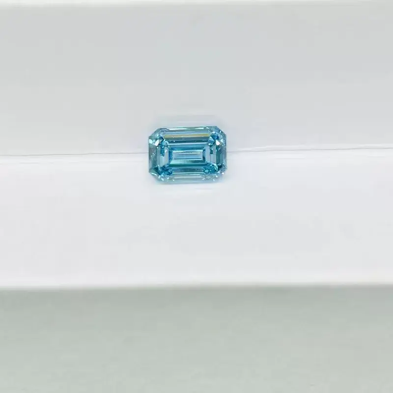 Lab Created Blue Diamonds Blue Lab Diamond Wholesale - ZKZ Jewelry-2 3