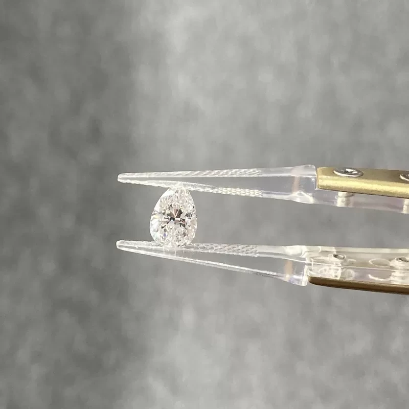 1.02ct G VVS1 Pear Cut CVD Lab Created White Diamonds for Jewelry Manufacturing 1