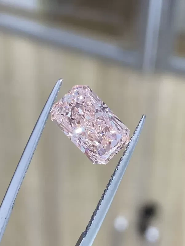 Radiant Fancy Intense Pink VS1 Lab Grown Baby Pink Diamonds Loose Synthetic Diamonds 1