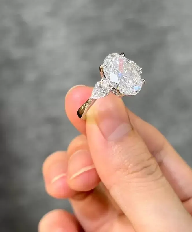 Custom Lab Diamond Ring Women's Lab Grown Diamond Rings Factory 6