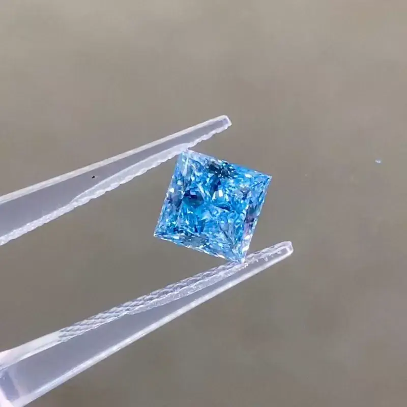 Lab Grown Blue Diamonds Blue Lab Diamond Wholesale - ZKZ Jewelry-1 4