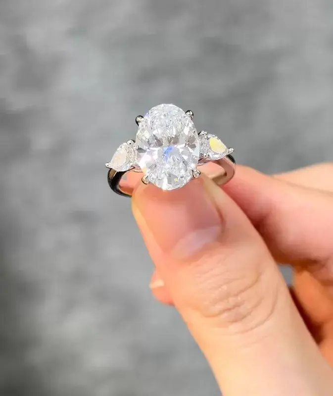 Custom Lab Diamond Ring Women's Lab Grown Diamond Rings Factory 3