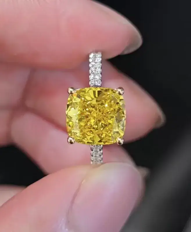 Custom Lab Diamond Ring Cvd Diamond Rings for Sale Suppliers 3