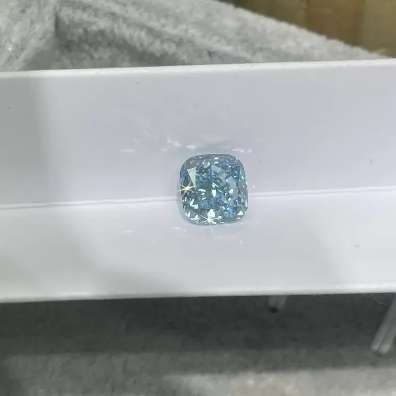 Lab Created Blue Diamonds Blue Lab Diamond Wholesale - ZKZ Jewelry 3