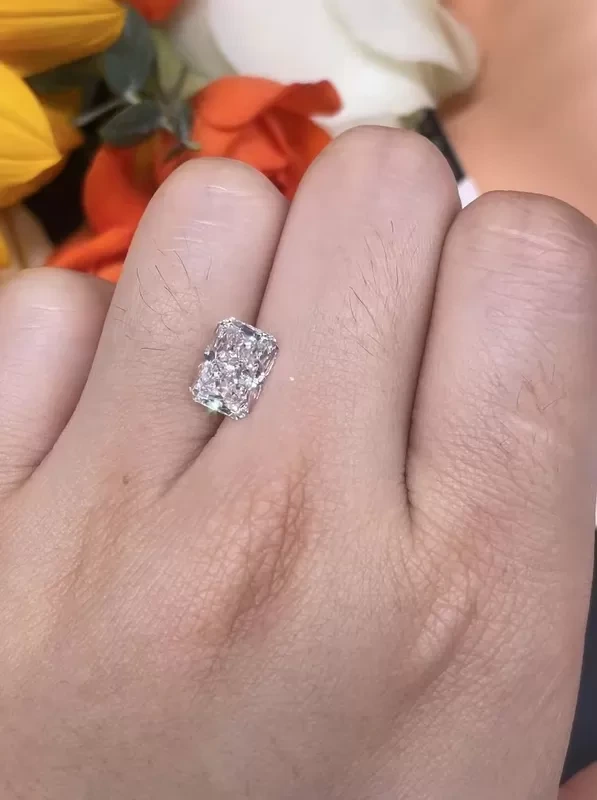 ZKZ Diamonds Carbon Lab Grown Radiant Cut Loose Diamonds 1