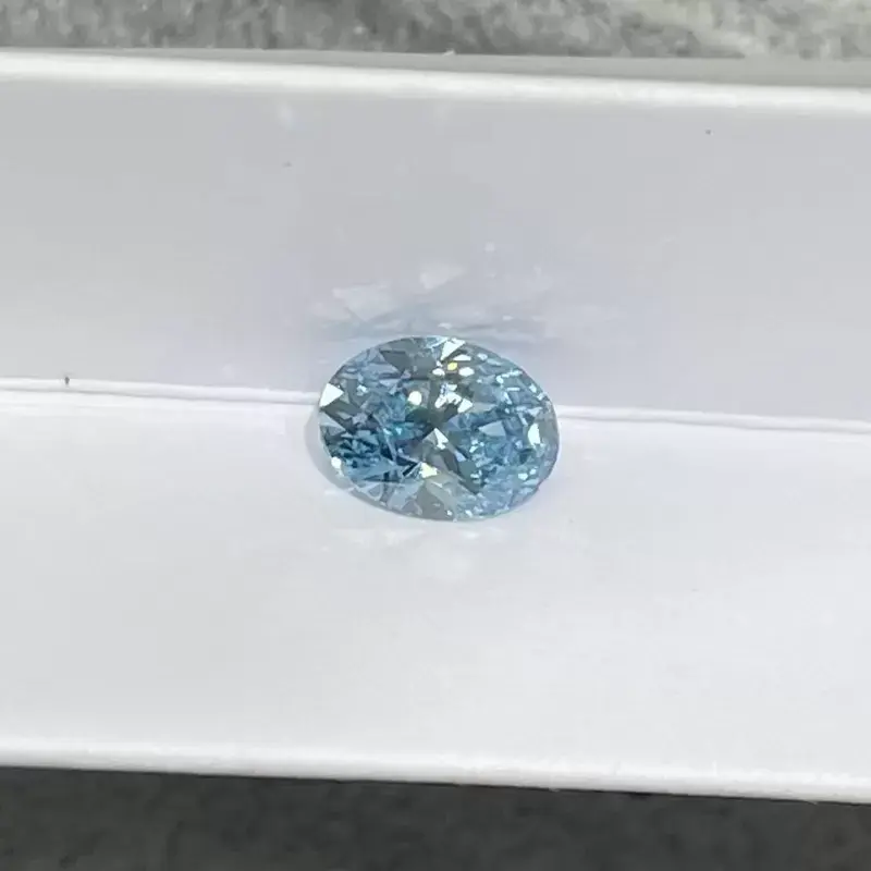 Lab Created Blue Diamond Blue Lab Diamond Wholesale - ZKZ Jewelry 2