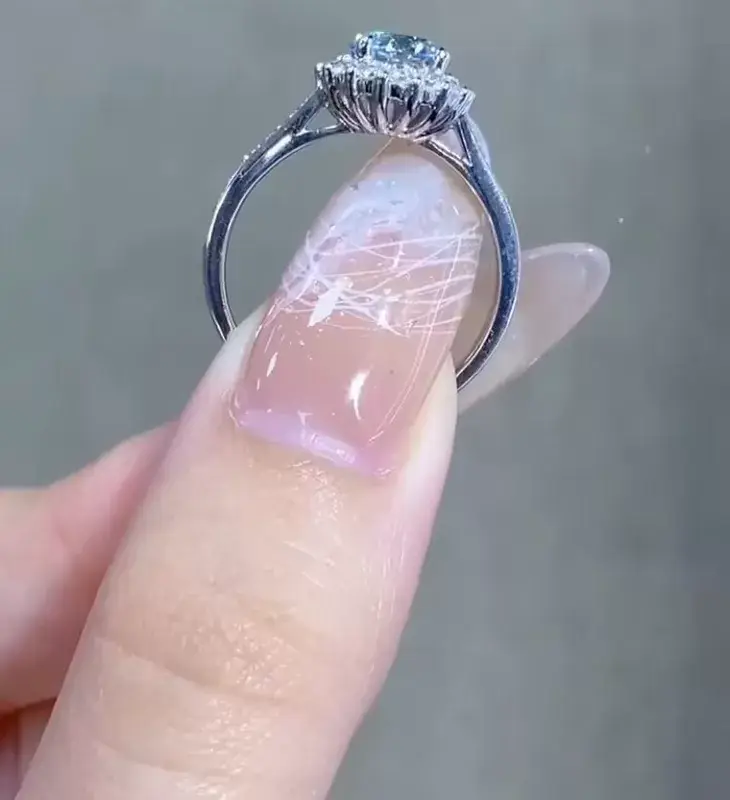 Custom Engagement Rings Lab Diamonds Custom Lab Diamond Ring Wholesale - ZKZ Jewelry 4