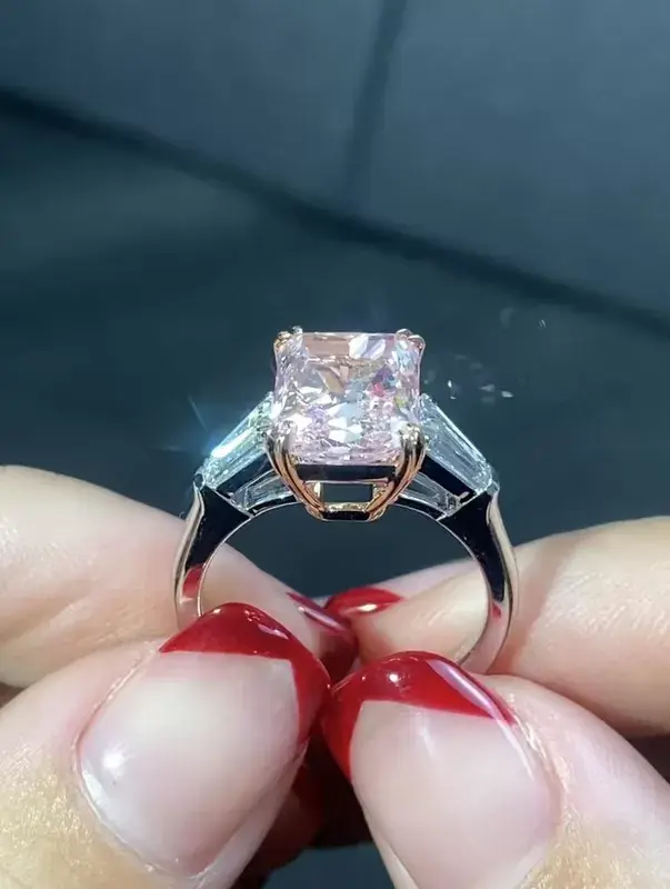 Oval Cut Lab Created Diamond Ring Custom Lab Diamond Ring Wholesale - ZKZ Jewelry 2