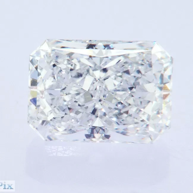 High Quality 3.39ct Radiant Cut E VVS Laboratory Grown CVD White Diamond GIA Certified 1
