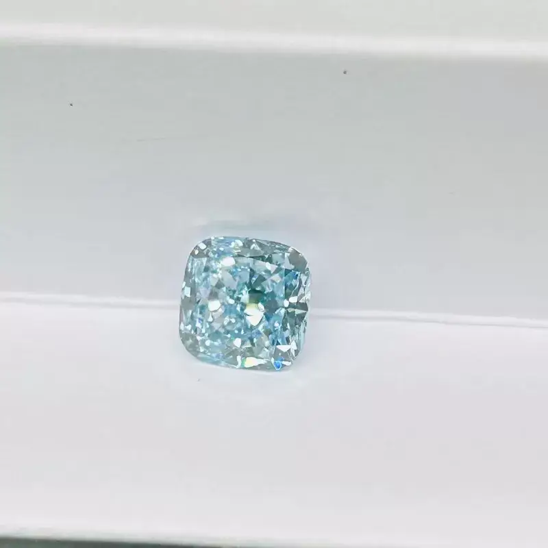 Blue Diamond Lab Grown Blue Lab Diamond Wholesale - ZKZ Jewelry-3 2