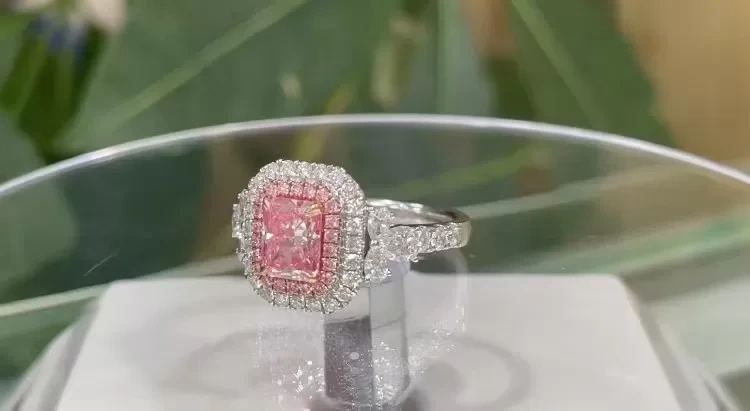 Lab Diamond Jewelry Certified Loose Diamond Custom-made Cushion Fancy Diamond Ring 1