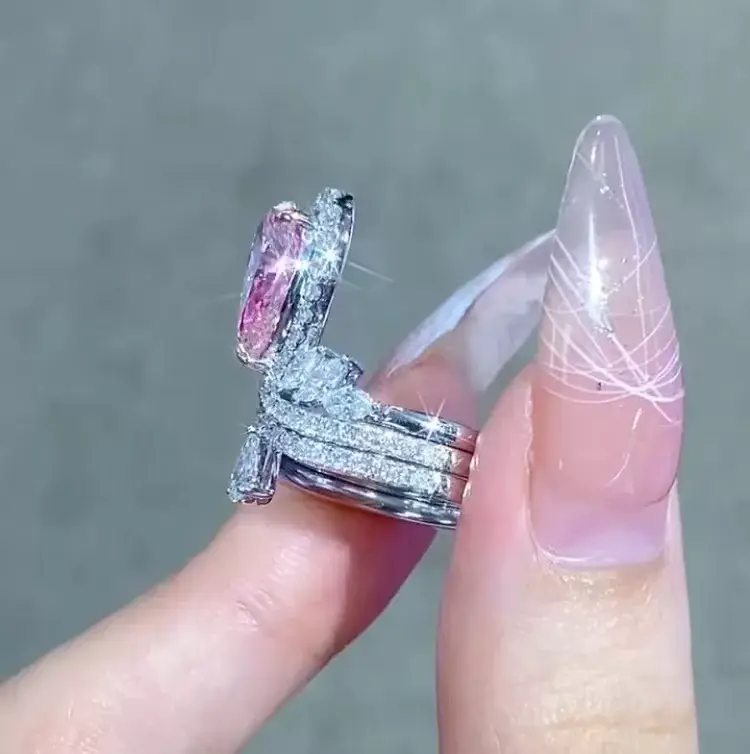 Lab Grown Diamonds for Engagement Rings Lab Diamond Ring Wholesale - ZKZ Jewelry-1 4