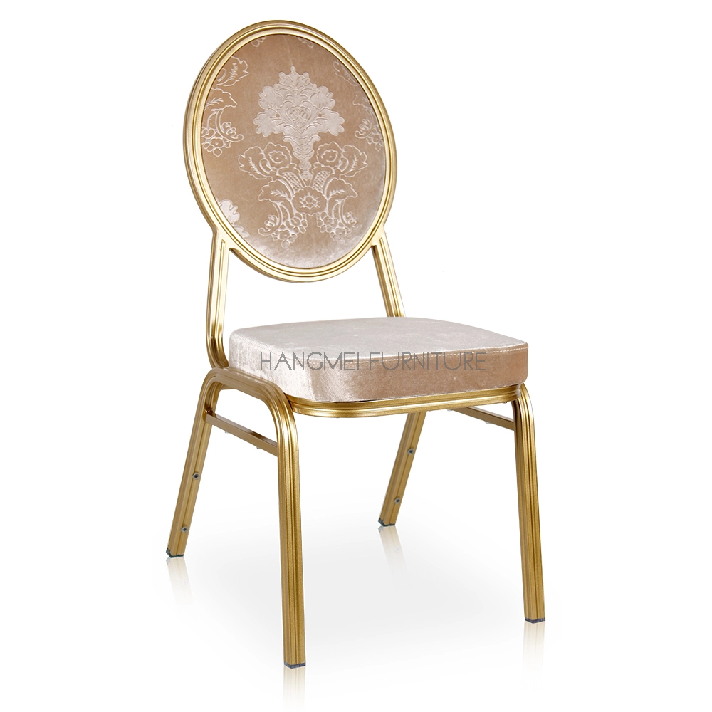 Moroccan Wedding Chair Metal Stacking Banquet Furniture Hotel Event Dining HM-S020 1