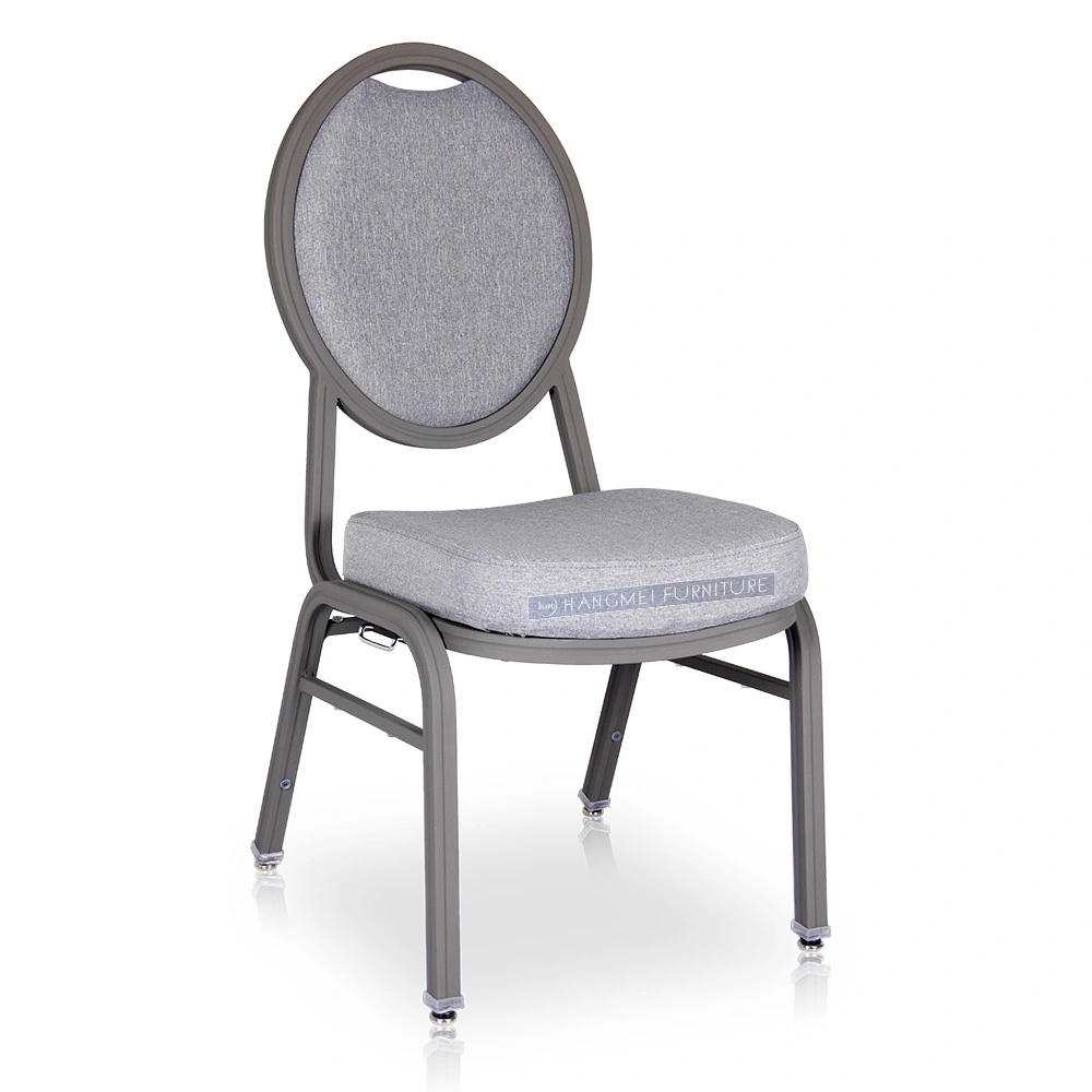 Wholesale Commercial Conference Training Room Flexible Back Banquet Chair Indoor Metal Frame Dining Chair 1