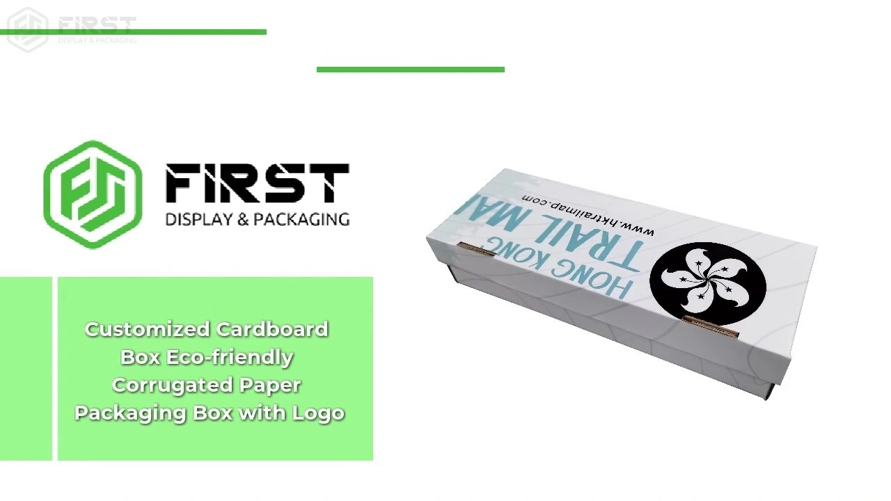 Customized Eco-friendly Cardboard Corrugated Packaging Box with Logo 1