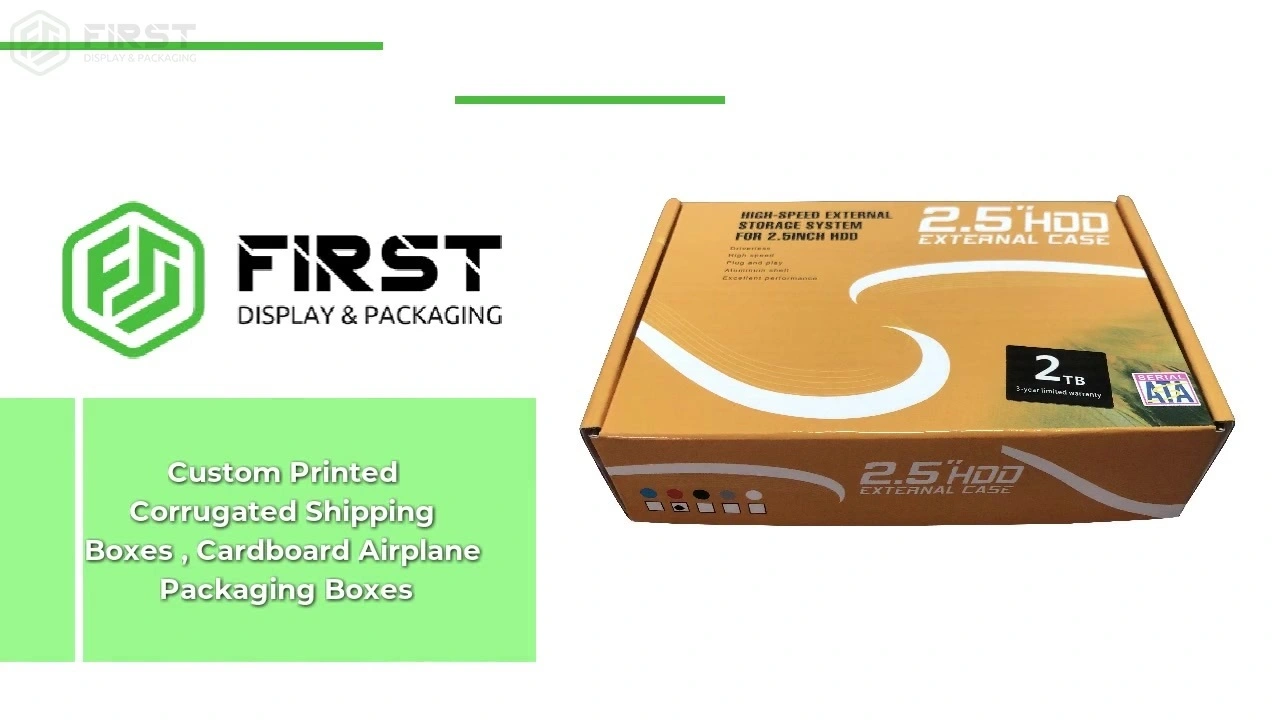 Custom Printed Corrugated Shipping Boxes , Cardboard Airplane Packaging Boxes 1