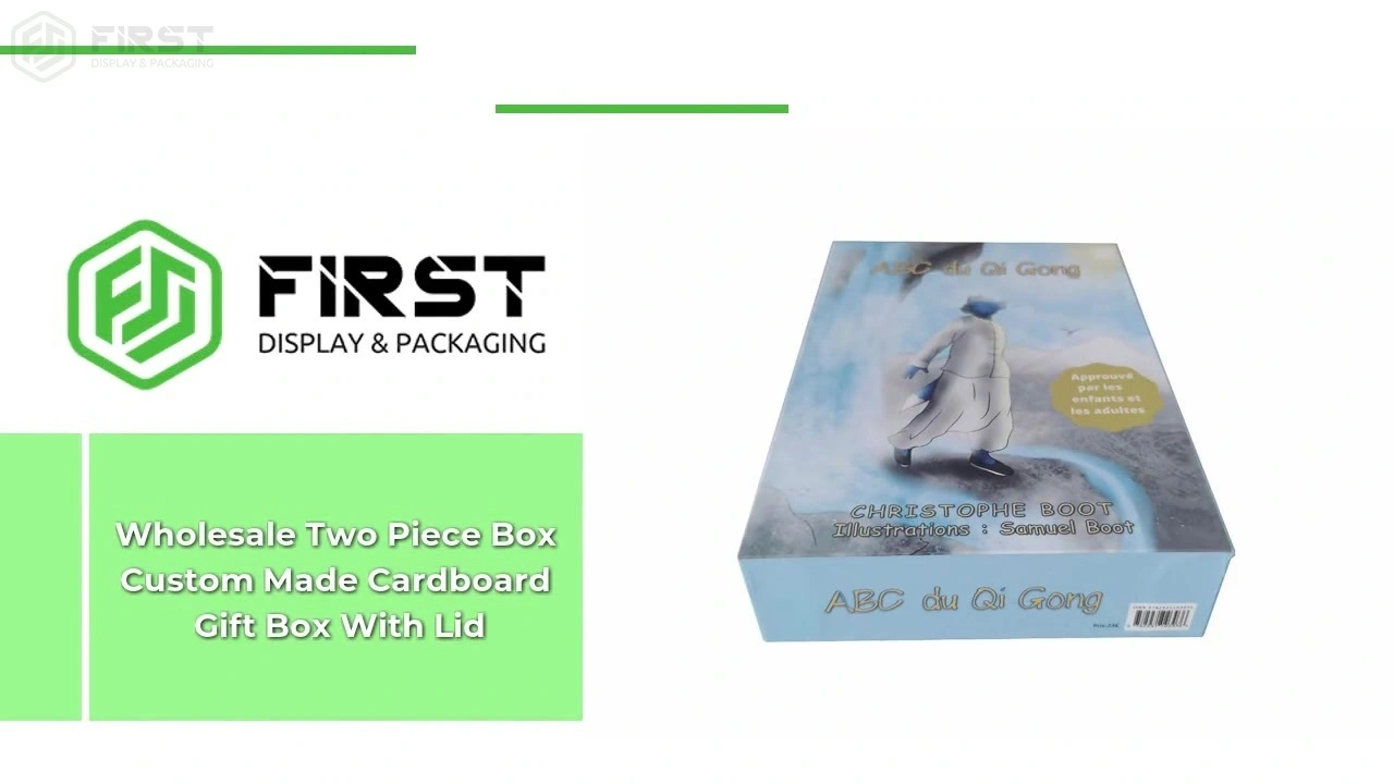 Wholesale Two Piece Box Custom Made Cardboard Gift Box With Lid 1