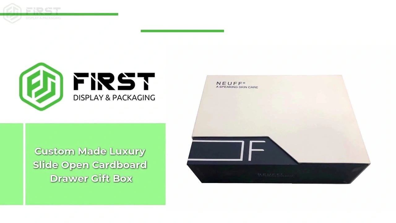 Custom Made Luxury Slide Open Cardboard Drawer Gift Box 1