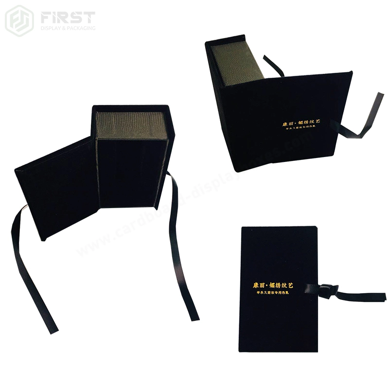 Book-Style Rigid Gift Box Premium Cosmetic Gift Packaging Box with Gold-Foil Logo 1