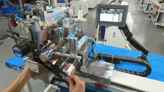 QK-375 underpants elastic waistband attachement1 1