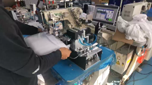 QK-300 coverstitch bottom hemmer 1