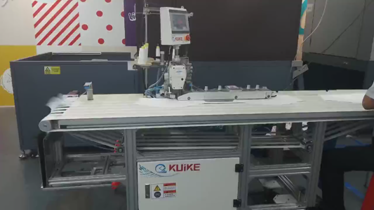 QK -342 Automatic opened bottom  Hemmer,Sleeves and Bottoms 1