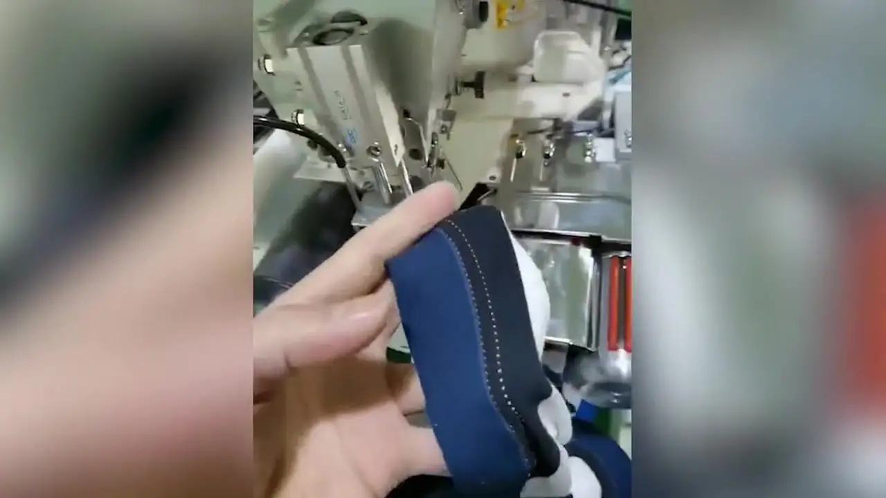 Underpants elastic waistband attached machine QK-376 1