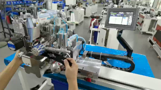 QK 375 underpants elastic waistband attachemnt machine 1