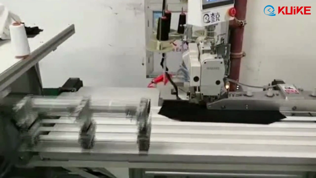 342 automatic platform hem cuff .interlock sewing machine.