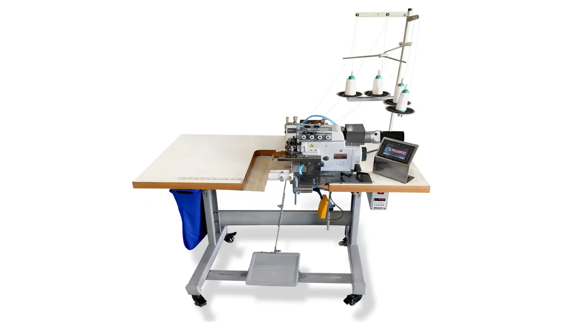 Automatic Round Collar Sewing Machine  Model   QK-343-12 1