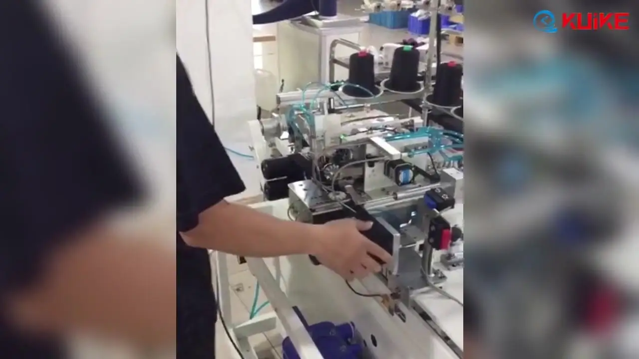 Modèle QK-343, réglage automatique de bande de tricot côtelé de haute qualité, vente en gros - Dongguan Quick Automatic Equipment Co., Ltd. Prix d&#39;usine - 1