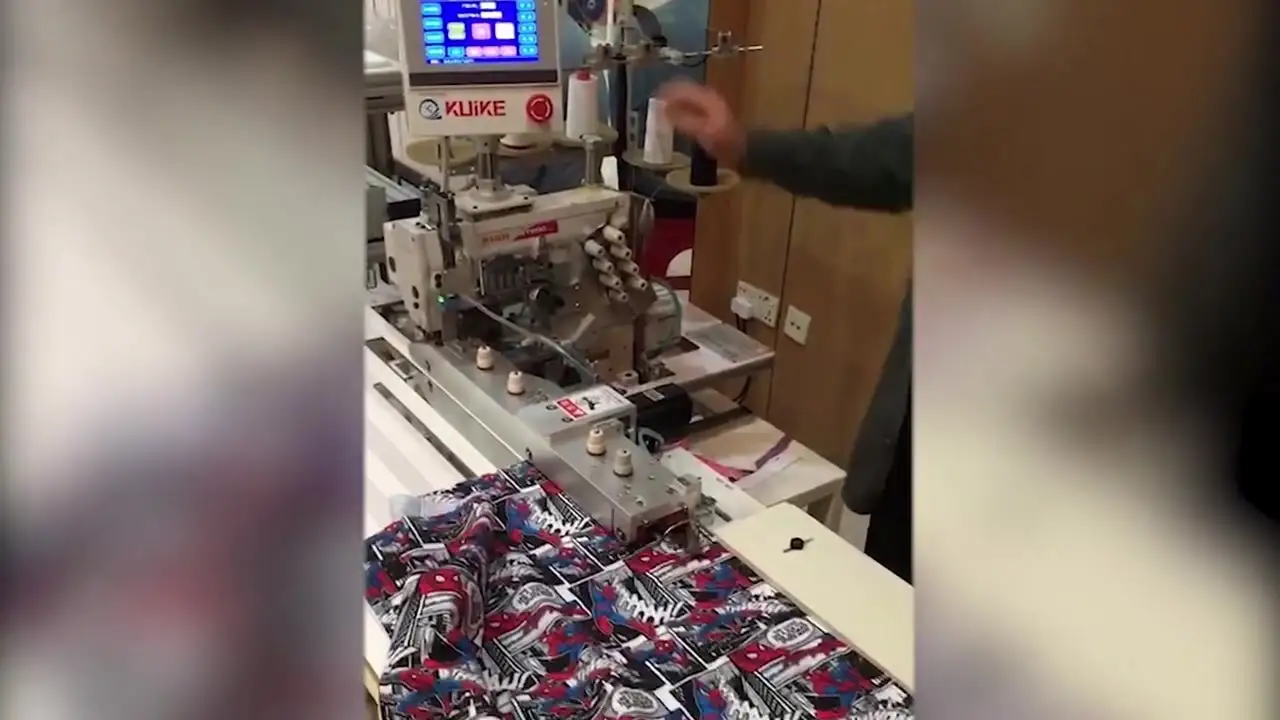 Vidéo de test sur tissu non extensible Modèle QK-342 1