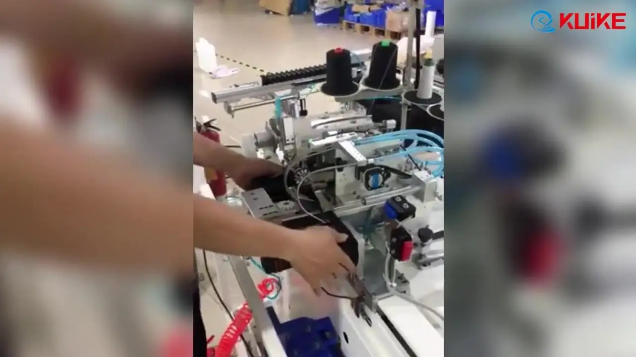 Automatic Rib Knit Band Setting Machine Model QK-343 1