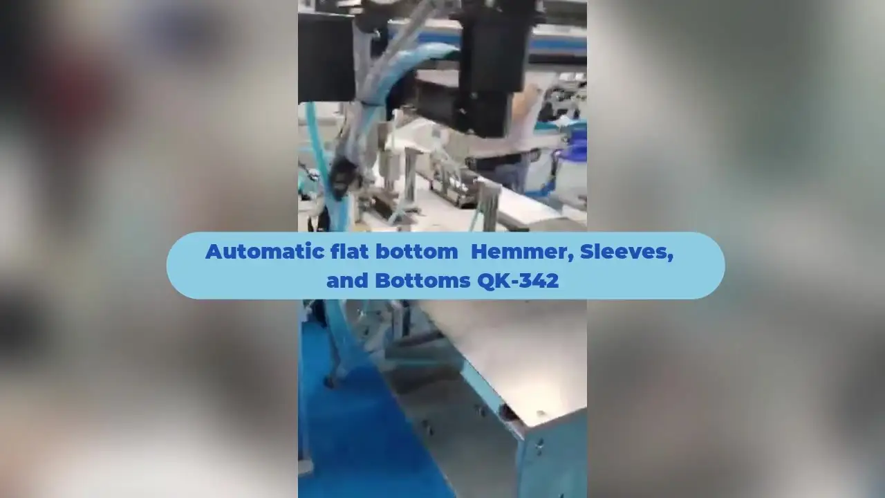 Introducción a la dobladilladora automática de fondo plano QK-342 KUIKE 1