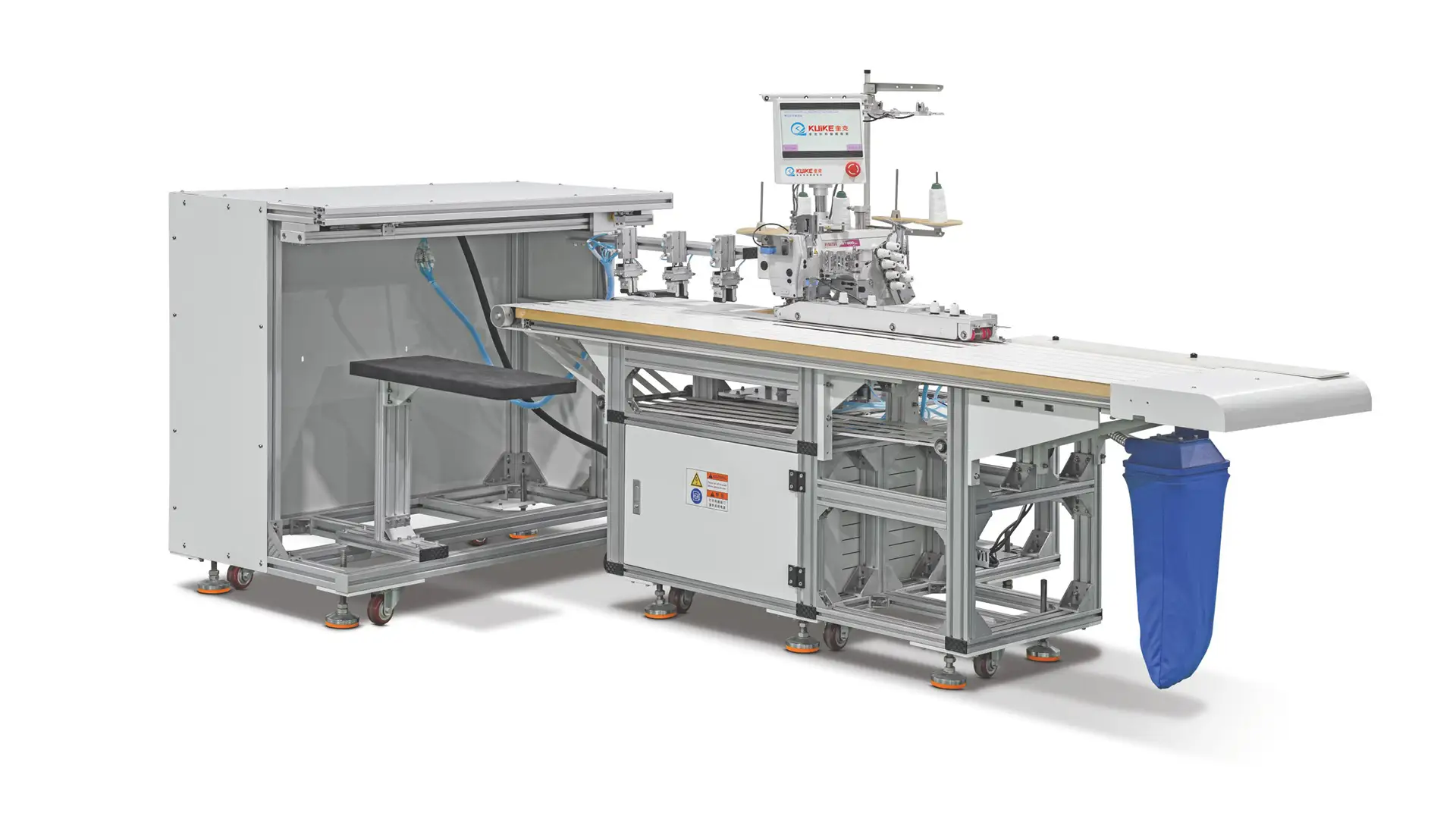 Automatic Two-Needle Hemmer,Sleeves and Bottoms Model   QK-343 1