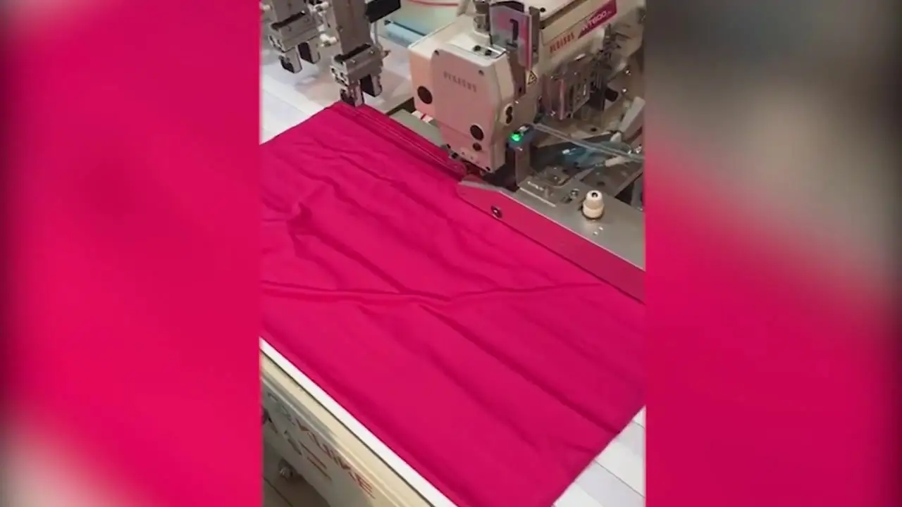 Vidéo de test sur le tissu élasthanne inférieur Modèle QK-342 1