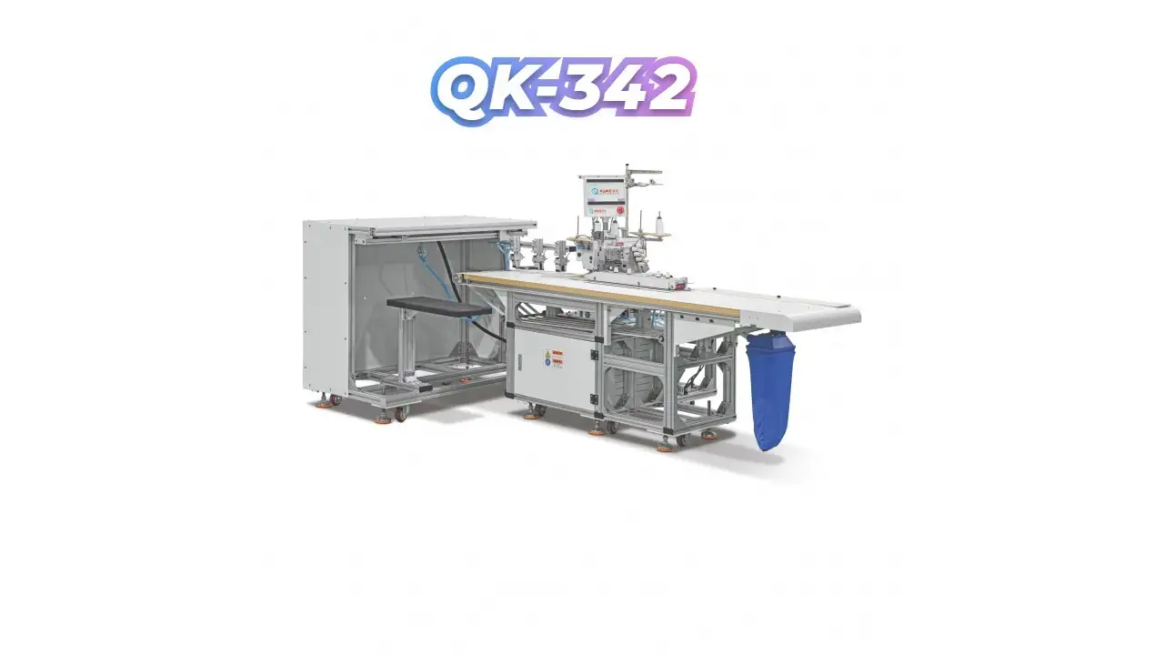 QK-342 Automatic Desktop Hem Interlock Sewing Machine 1