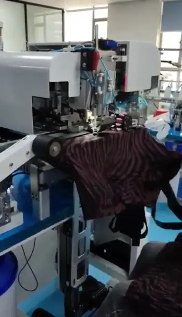 Automatic Elastic Band Joining Machine QK375S For Sports Shorts 1