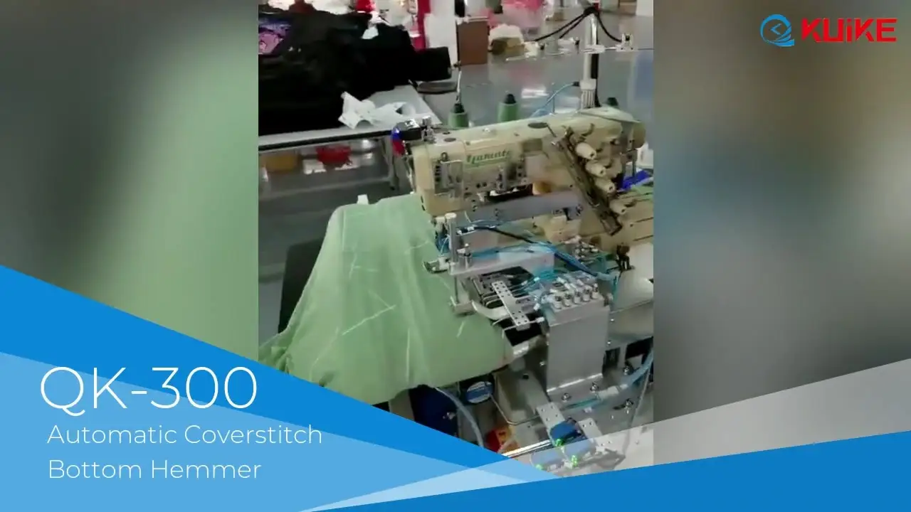 Ourleur inférieur à point de recouvrement automatique QK-300 1