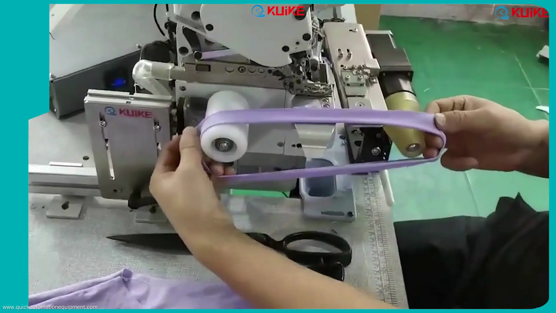 Machine automatique de fixation de cols ronds, achat en gros | KUIKE 1