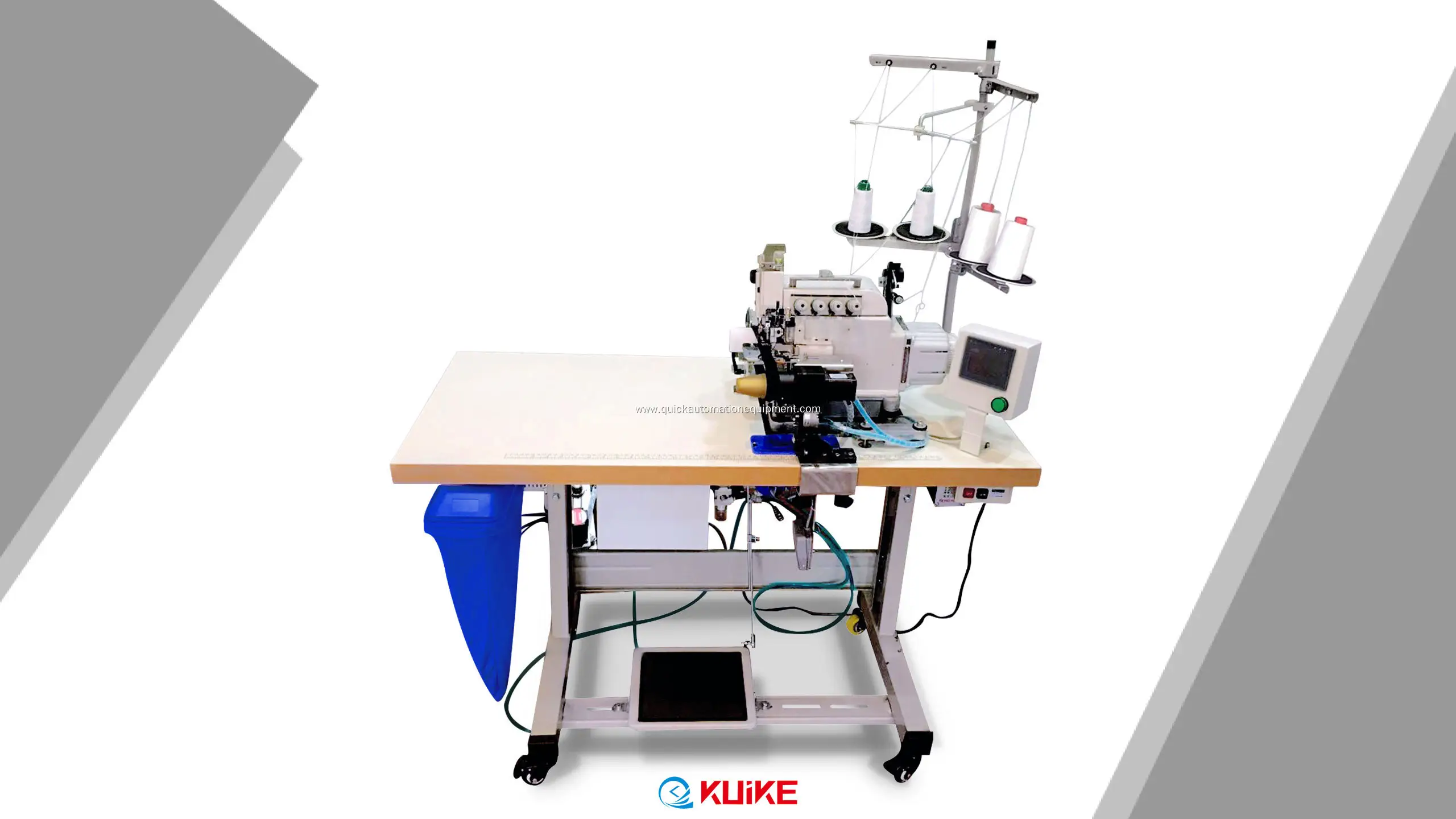 KUIKE | Machine professionnelle de pose automatique de cols ronds à vendre 1