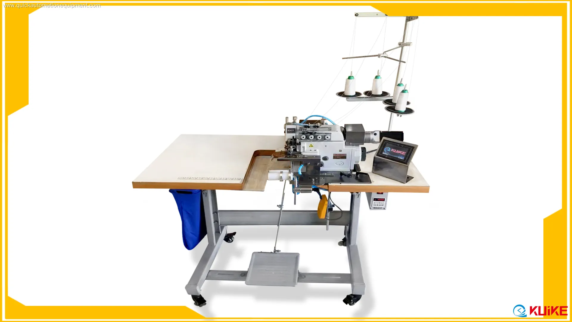 Machine automatique de fixation de cols ronds de qualité, vente en gros | KUIKE 1