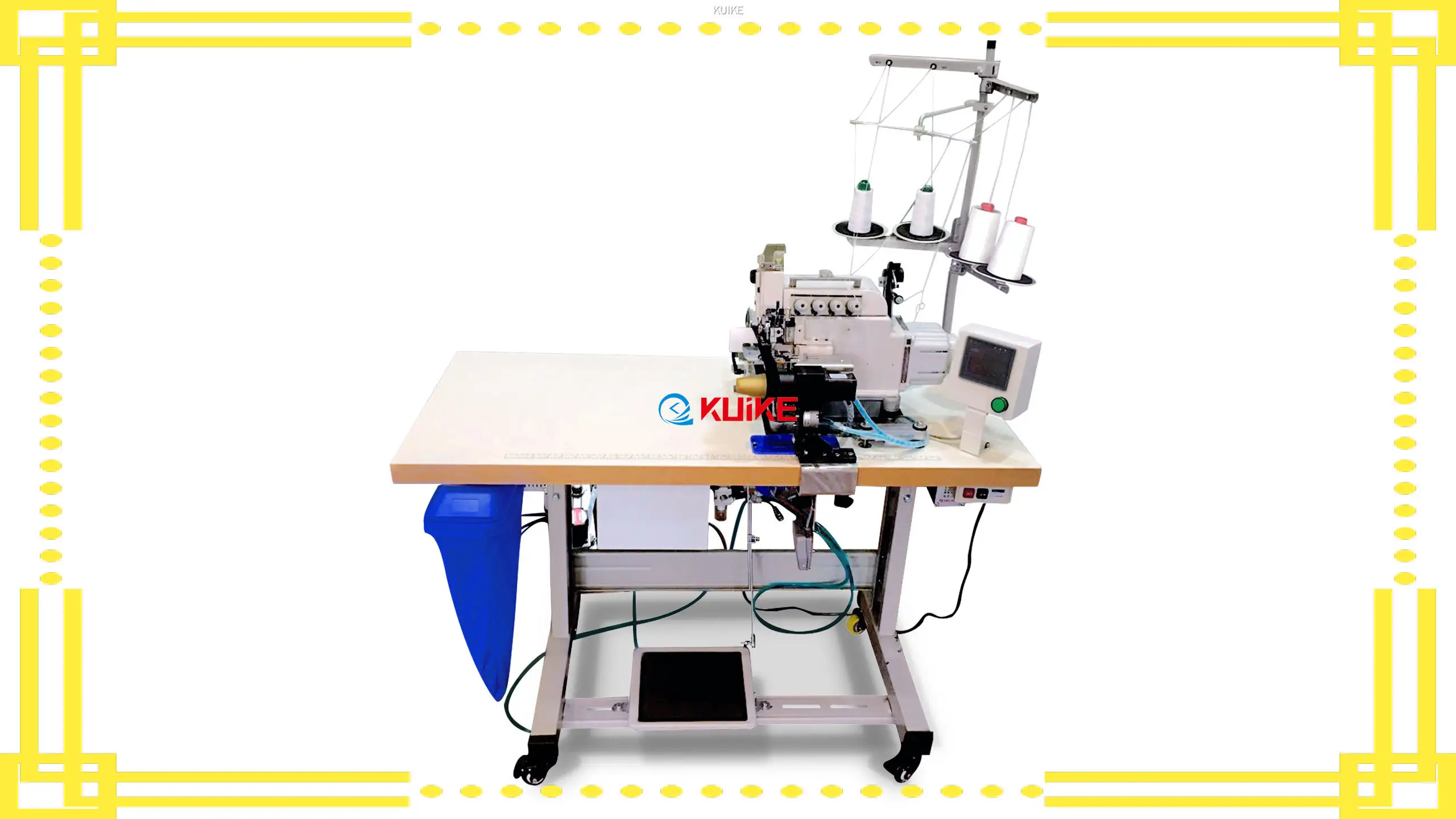 KUIKE | Bulk Automatic round collar attaching machine supply 1