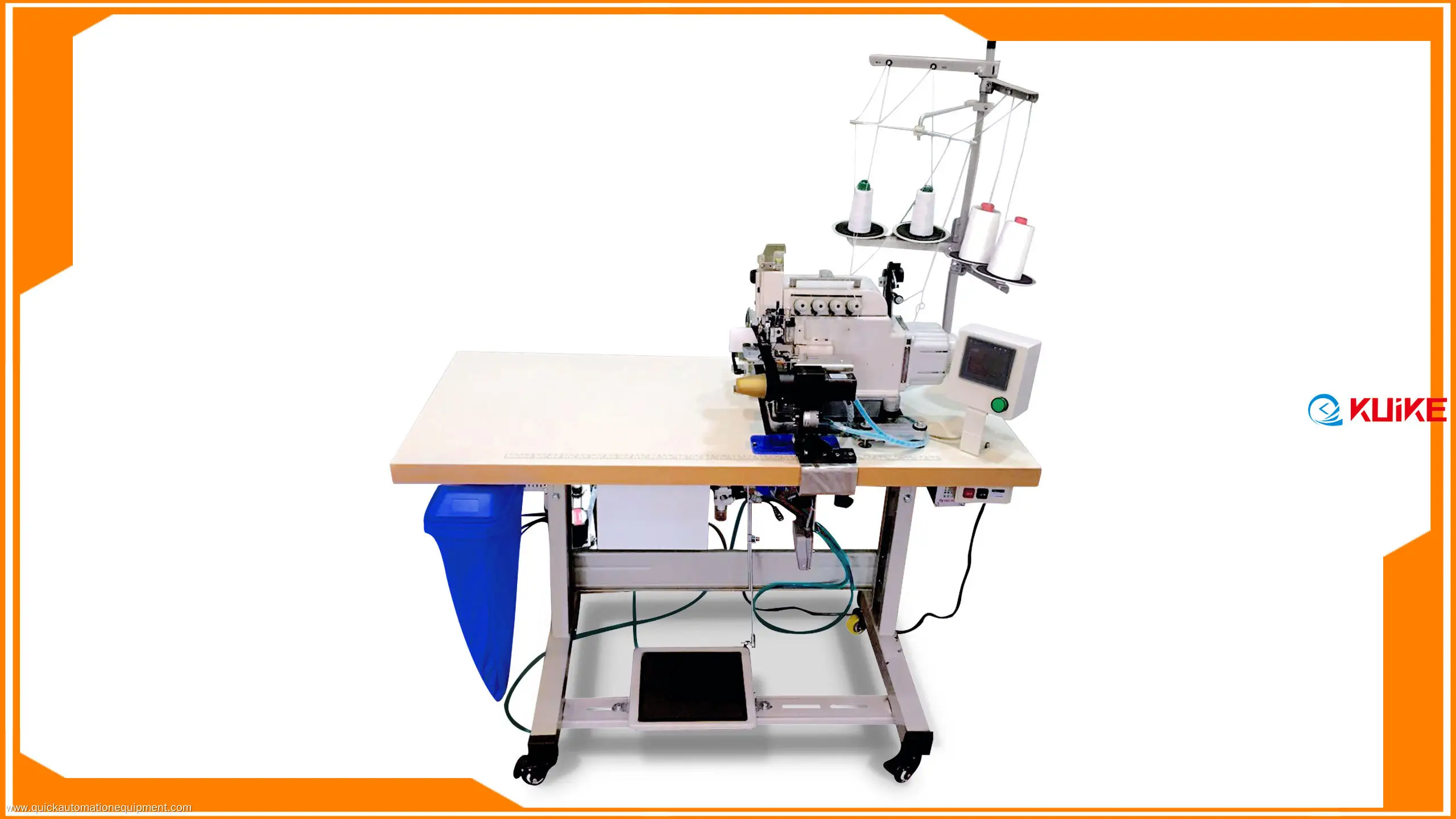 KUIKE | Custom Automatic round collar attaching machine price 1